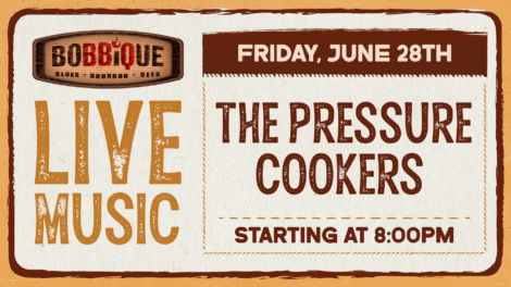 The Pressure Cookers Return to the Bobbique Stage June 28th at 8pm! 